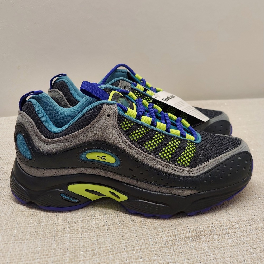 NEW Reebok Daytona DMX II EG1655 'Grey Mineral‎ Mist' Unisex Size 6 Sneakers